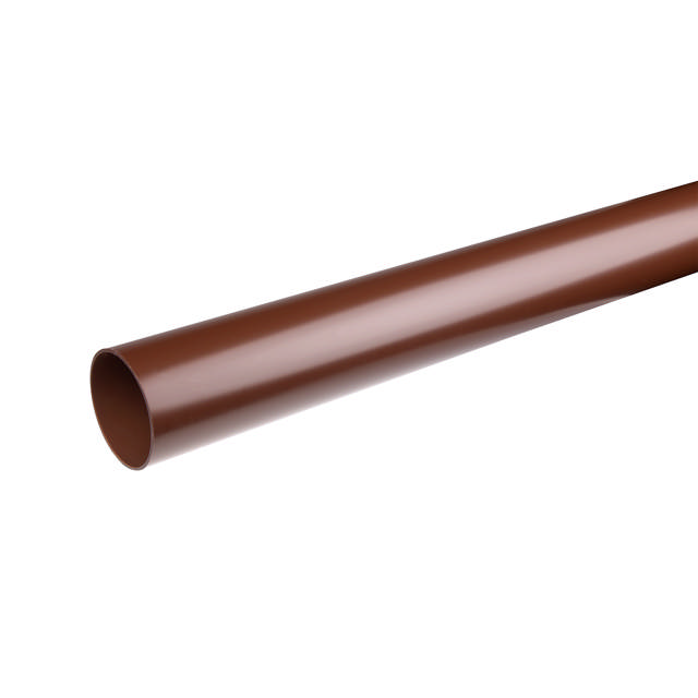 Nedløpsrør Ø90 mm brun 3 m