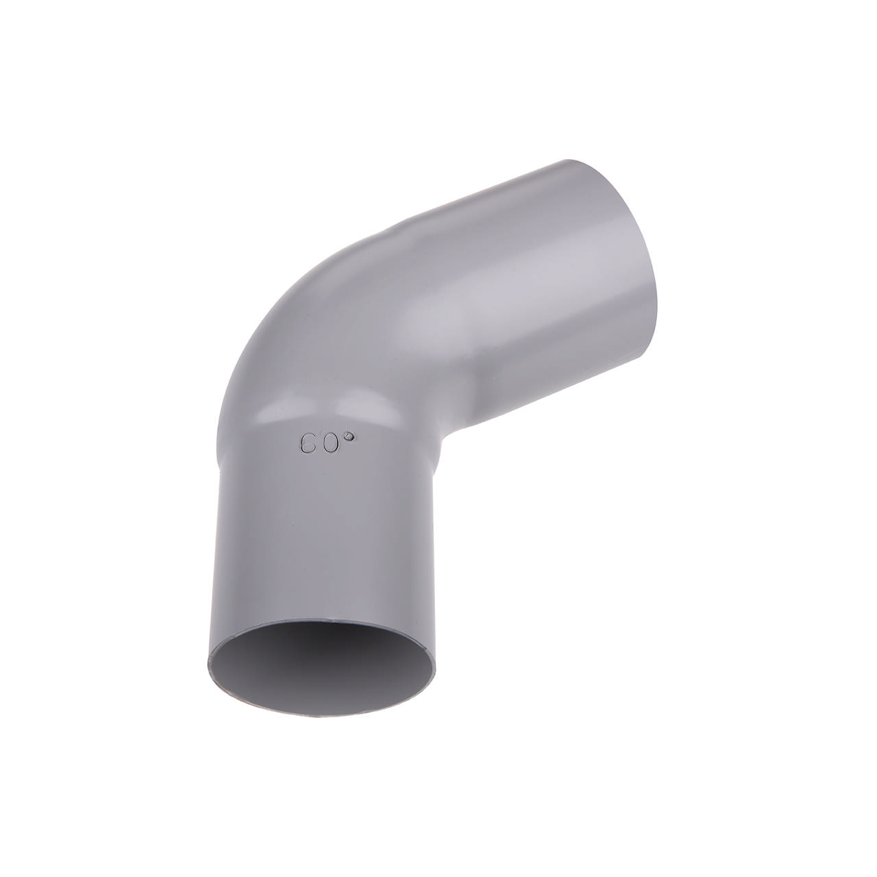 Bend 60° 90 mm grå