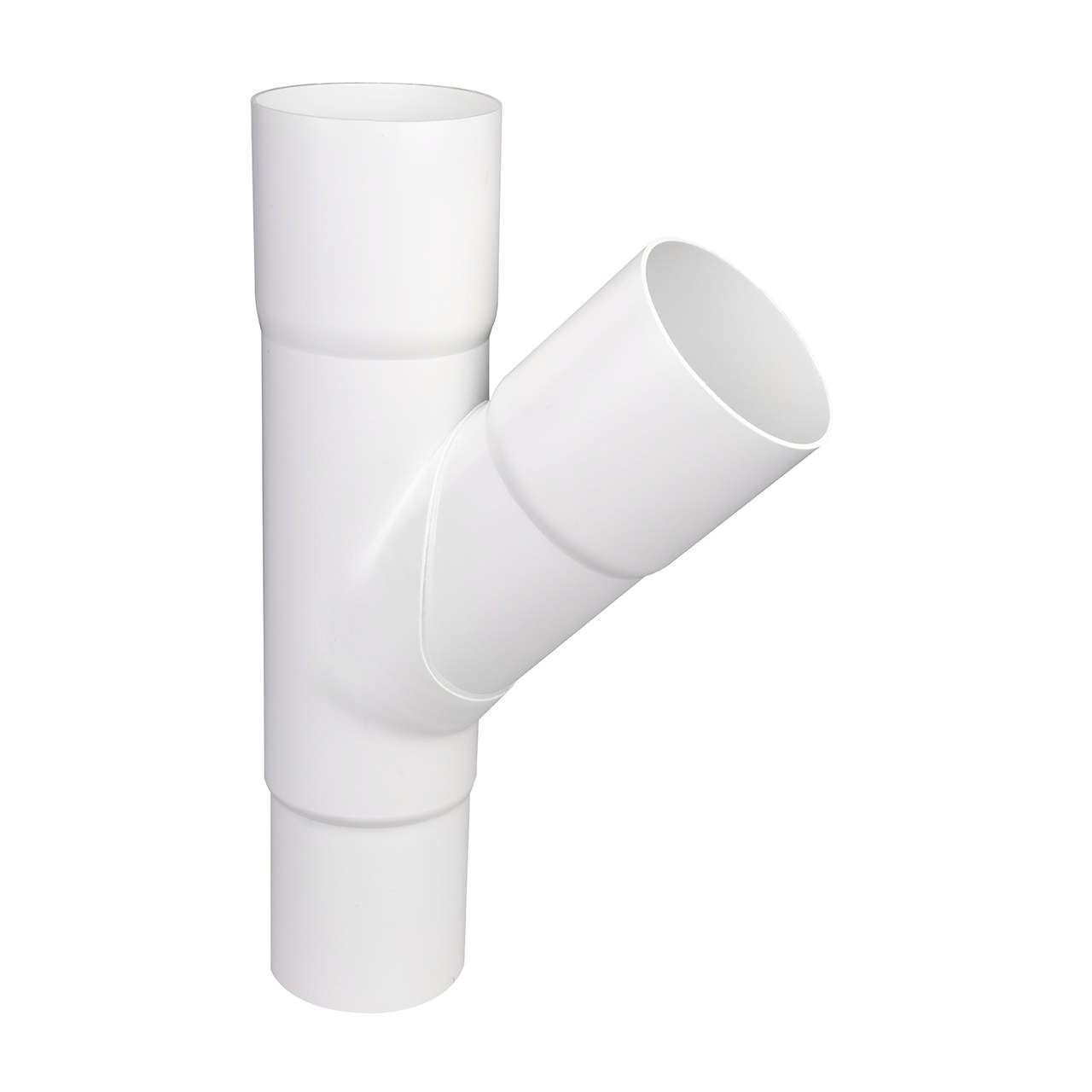 Grenrør 60° 110/110 hvit