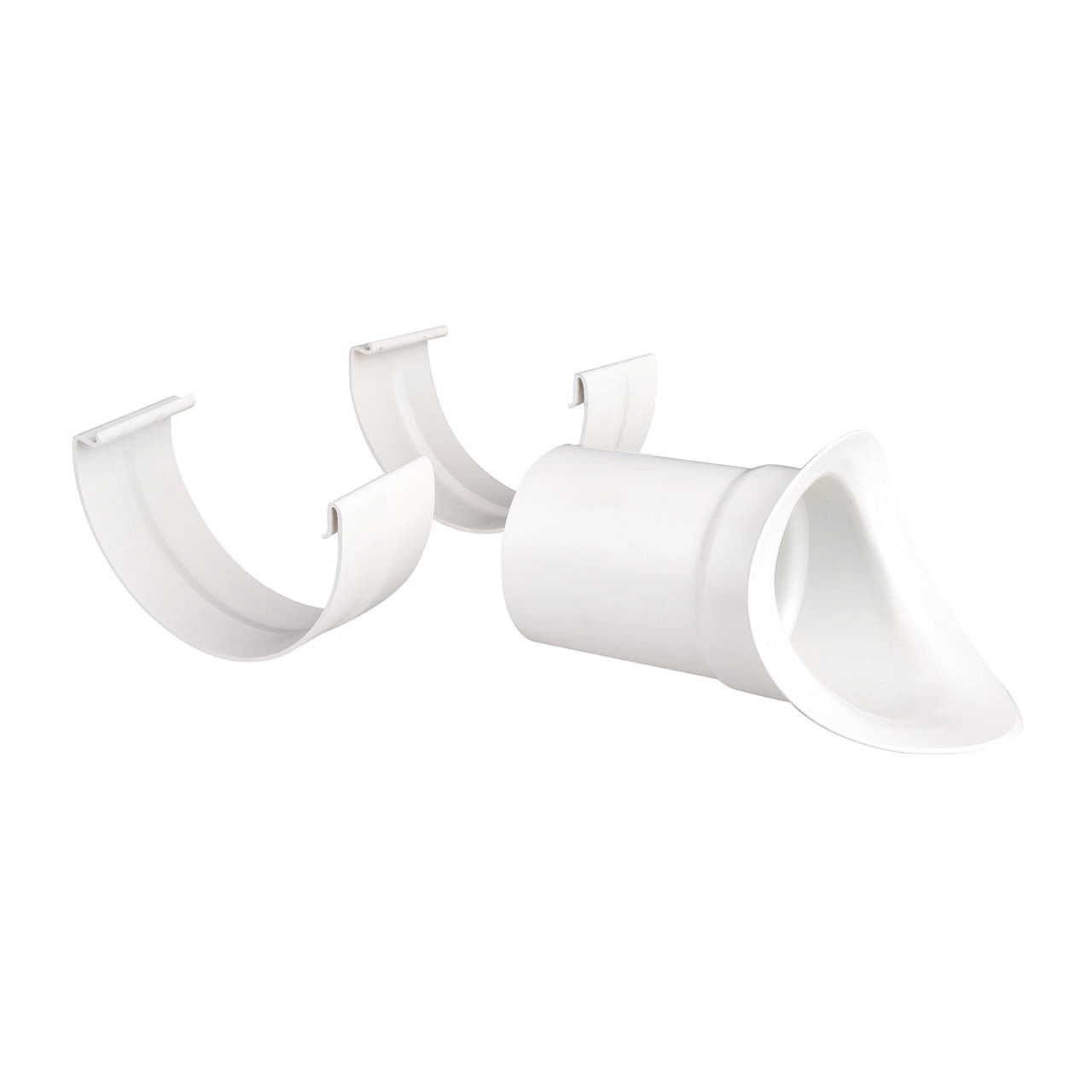 Justerbar tappstykke 12/75 hvit