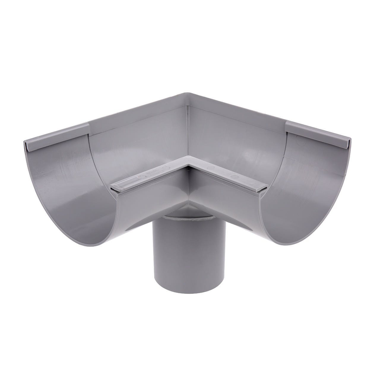 Vinkel med tapp 90° innv 12/90 grå