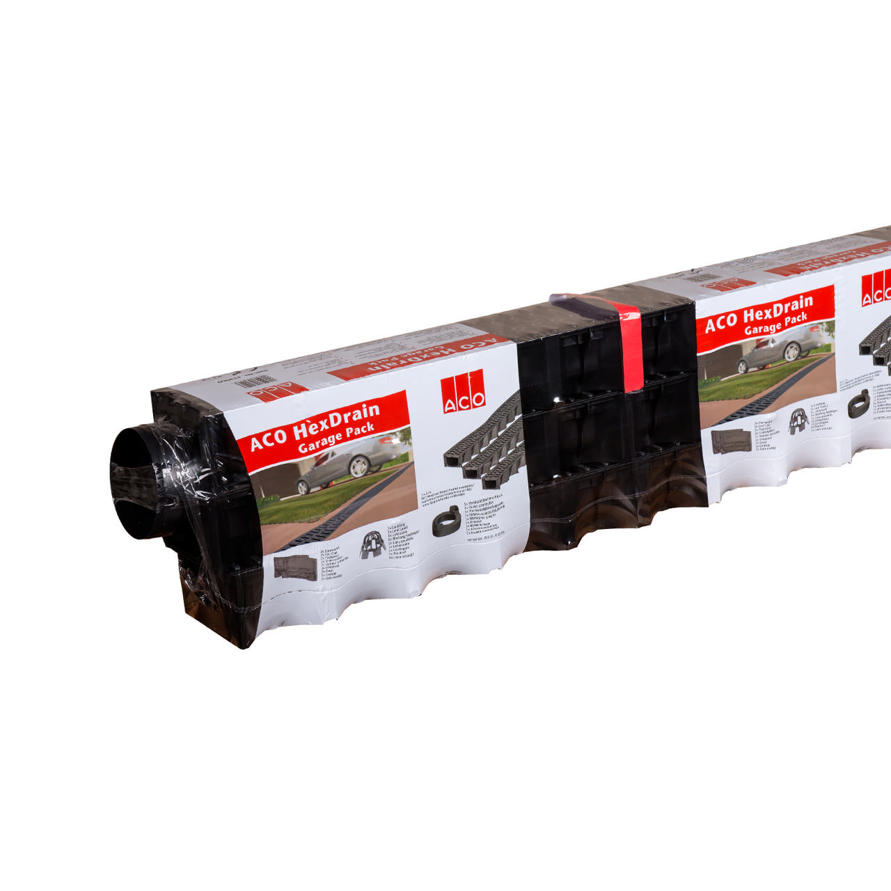 HexaLine garasjepakke komplett pakke til 3m renne 